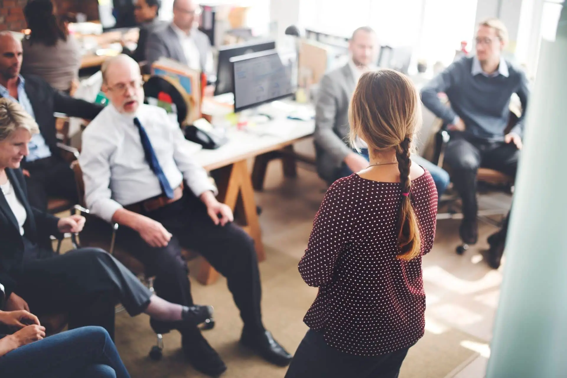 conference training planning learning coaching business concept