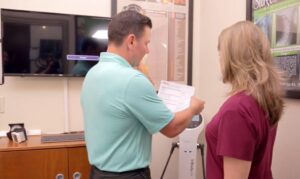 Corrective Chiropractor Bee Cave TX exam